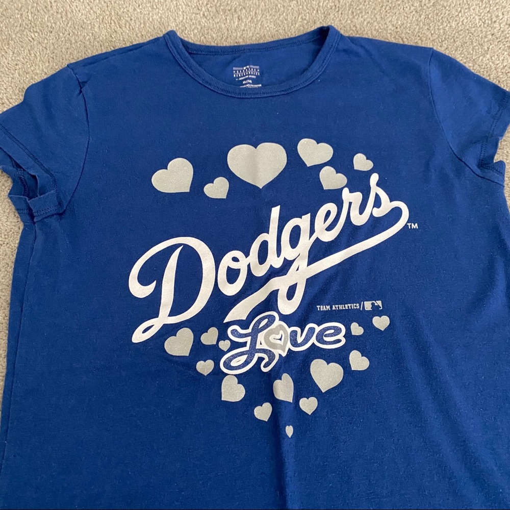 Youth Girls XL Dodger’s Top - Picture 2 of 3